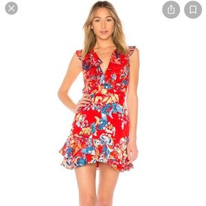 Saloni Ruffle mini dress